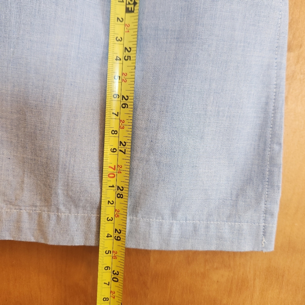 Crab & Cleek Women's Nautical Cotton Tunic in Light Blue $150 NWT - Picture 8 of 9